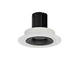 DM202172  Bolor T 12 Tridonic Powered 12W 2700K 1200lm 24° CRI>90 LED Engine White/Black Trimless Fixed Recessed Spotlight, IP20